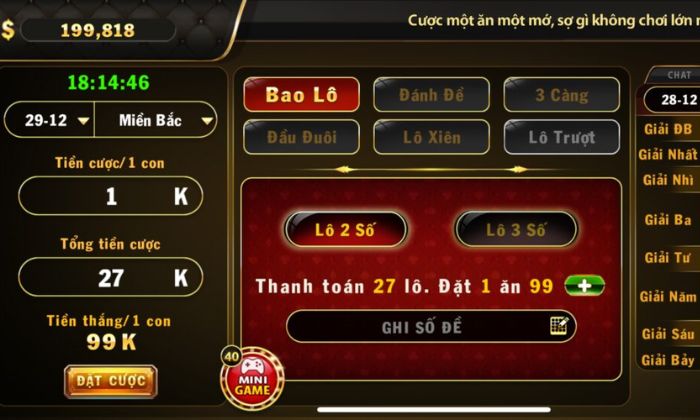 Chơi lô đề online Hitclub