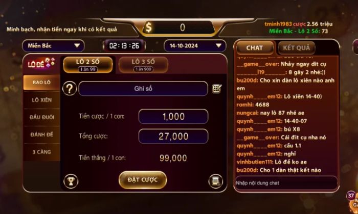 Chơi lô đề online Hitclub