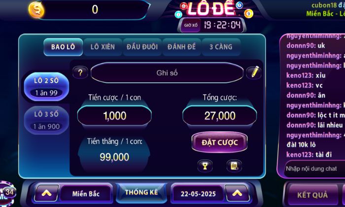 Chơi lô đề online 789club